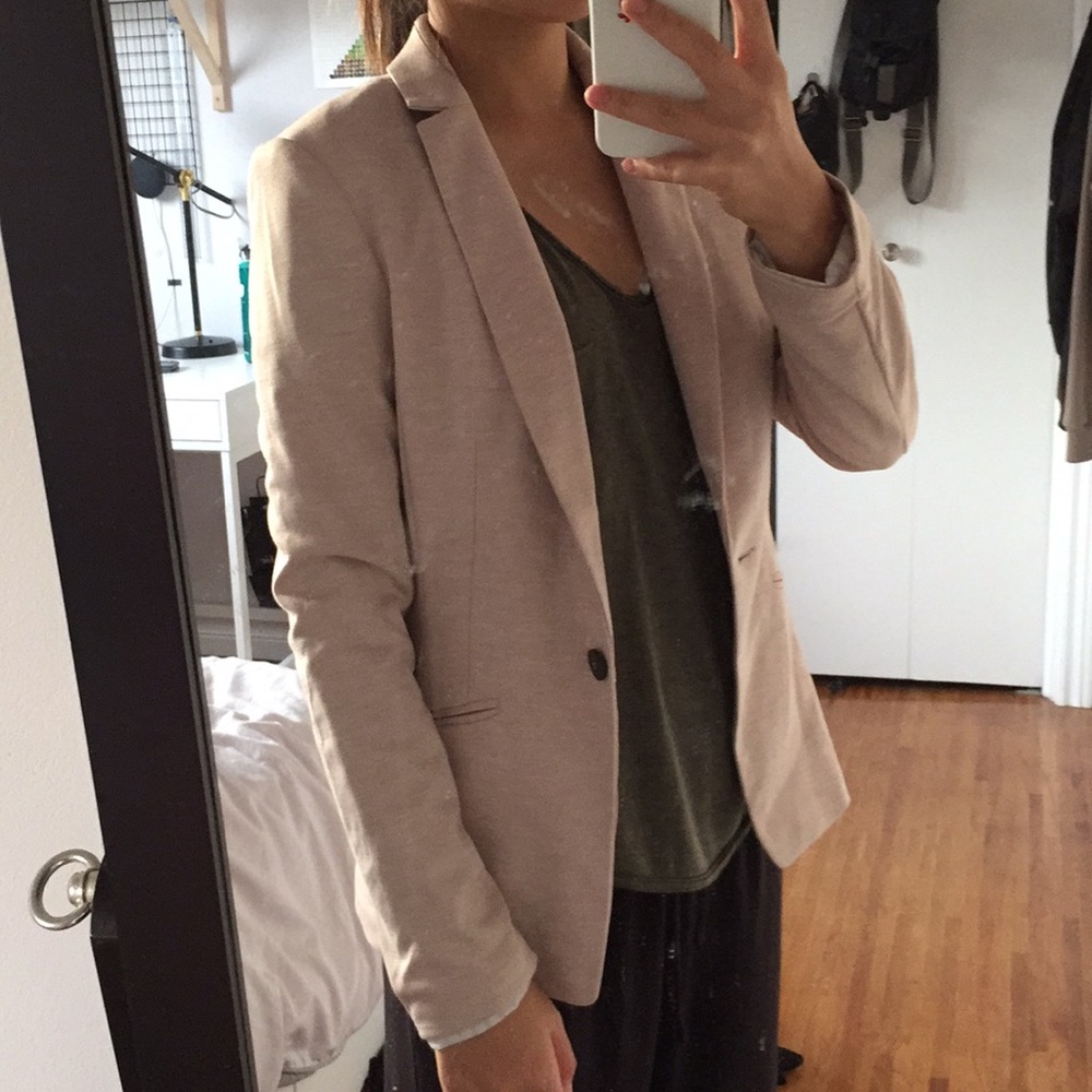 Baby pink blazer